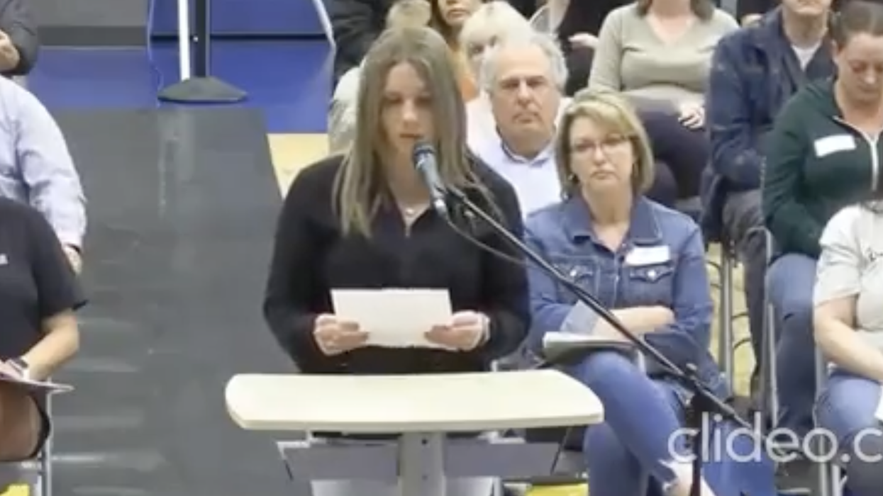 Sophomore Claire Mossman spoke out to the Chico Unified School Board.
