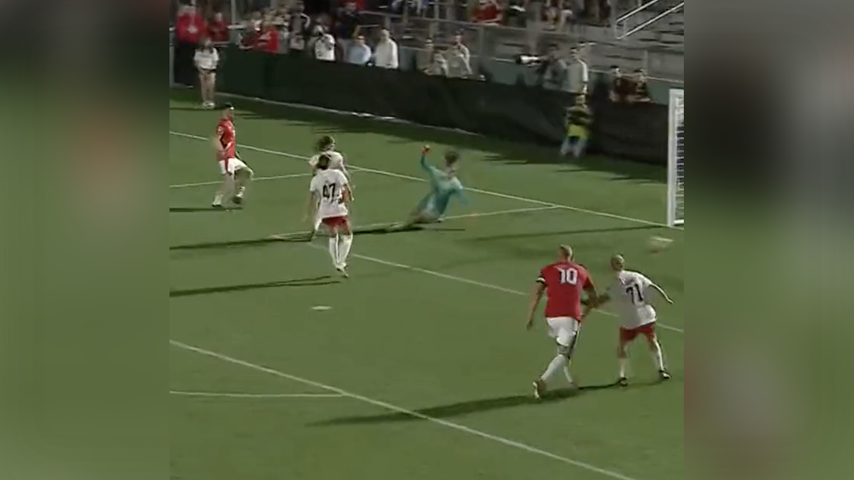 US women's soccer team gets WRECKED by an older male team of retirees