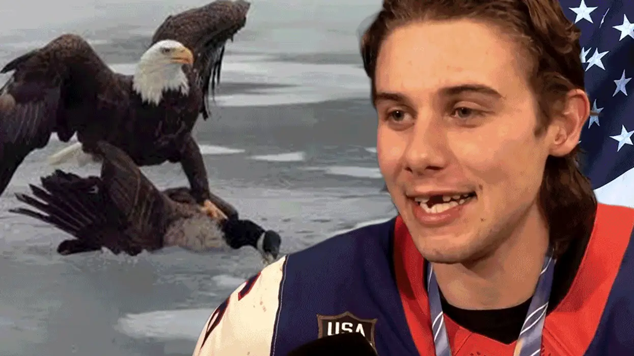 Watch: Candanians prove what losers they are AFTER they lost to the Americans in hockey