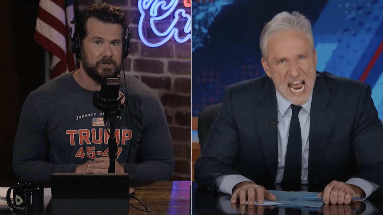 Watch: Destroying Jon Stewart's bizarre analogy that illegal immigration is good... yet legal gun ownership is bad